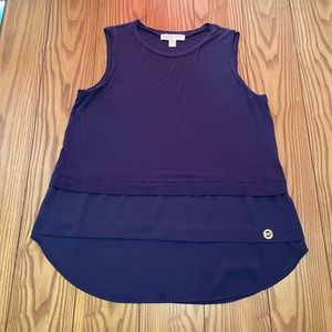 Michael Kors Sleeveless Blouse- Size Large